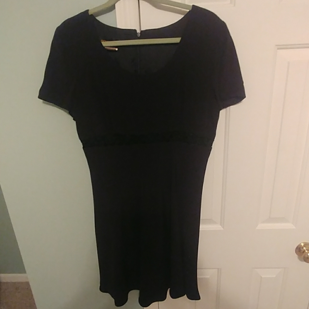 Vintage 1990's Little Black Dress.  Donna Rico Cocktail Dress. Late 1990's